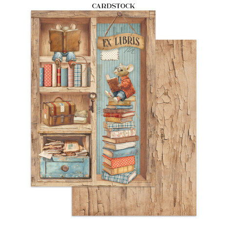 Stamperia Family Junk Journal Stickers, Backgrounds, Cut-Outs (SBJK11)