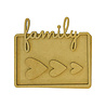 Stamperia Family MDF Crafty Shapes Blanks Plate Family Hearts (KLSM77)