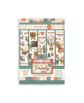 Stamperia Family A5 Washi Pad (8pcs) (SBW28)