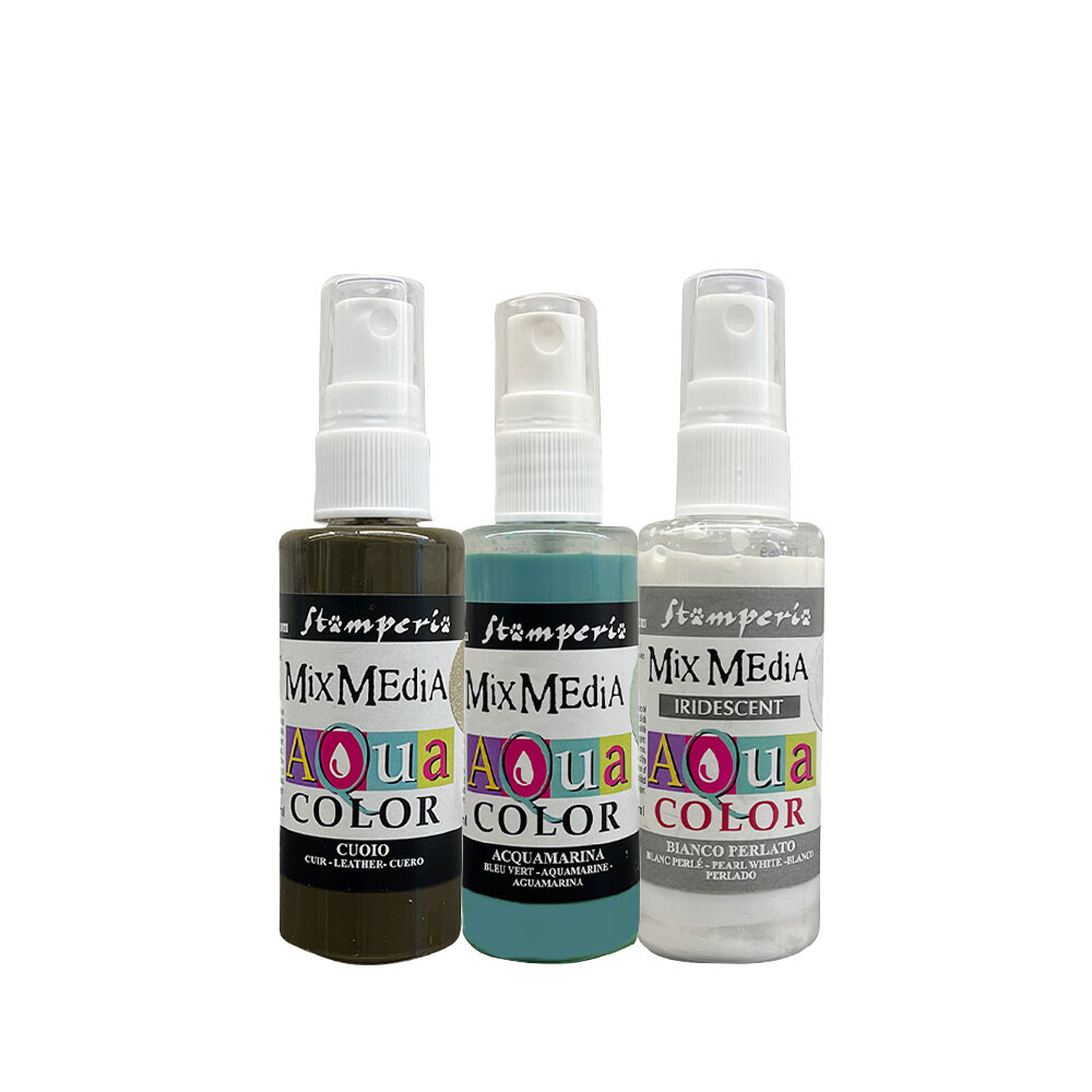 Stamperia Family Aquacolor Paint Kit (3pcs) (KAQXFL)