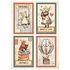 Family A4 Rice Paper 4 Cards (6pcs) (DFSA41083)