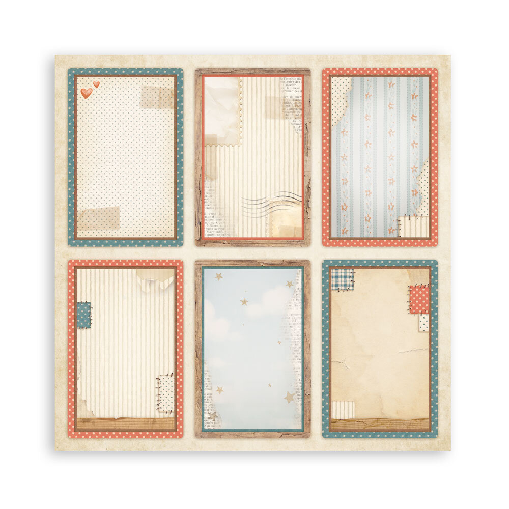 Stamperia Family 8x8 Inch Maxi Paper Pack (Single Face) (SBBSXB21)