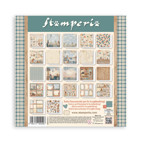 Stamperia Family 8x8 Inch Maxi Paper Pack (Single Face) (SBBSXB21)