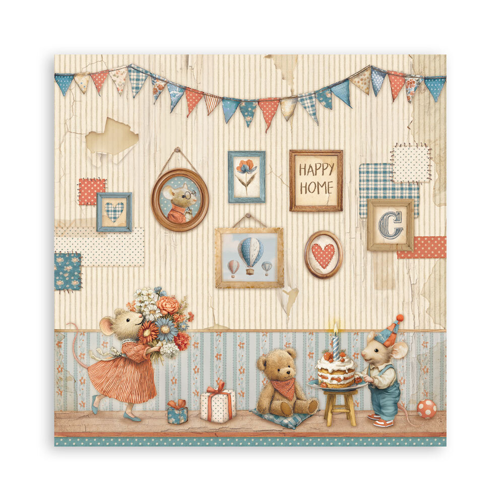 Stamperia Family 12x12 Inch Maxi Paper Pack (Single Face) (SBBXLB33)