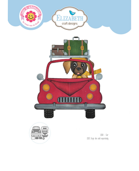 Elizabeth Craft Designs Dog Days Dies Car (2330)