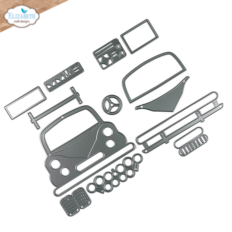 Elizabeth Craft Designs Dog Days Dies Car (2330)