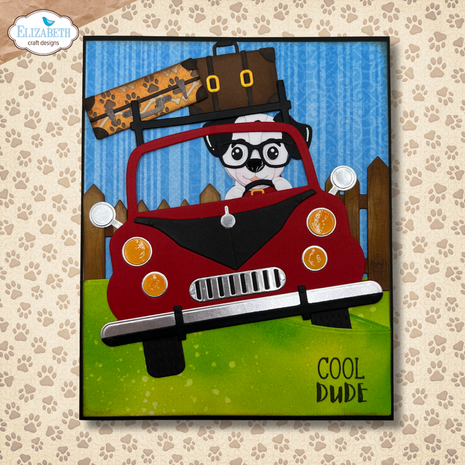 Elizabeth Craft Designs Dog Days Dies Car (2330)