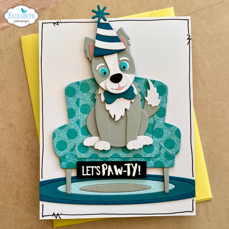 Elizabeth Craft Designs Dog Days Dies Living Room (2329)