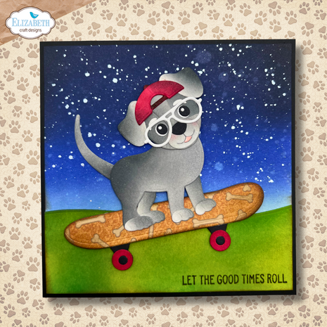Elizabeth Craft Designs Dog Days Dies Skateboard (2328) Elizabeth Craft Designs Dog Days Dies Skateboard (2328)