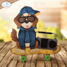 Elizabeth Craft Designs Dog Days Dies Skateboard (2328) Elizabeth Craft Designs Dog Days Dies Skateboard (2328)
