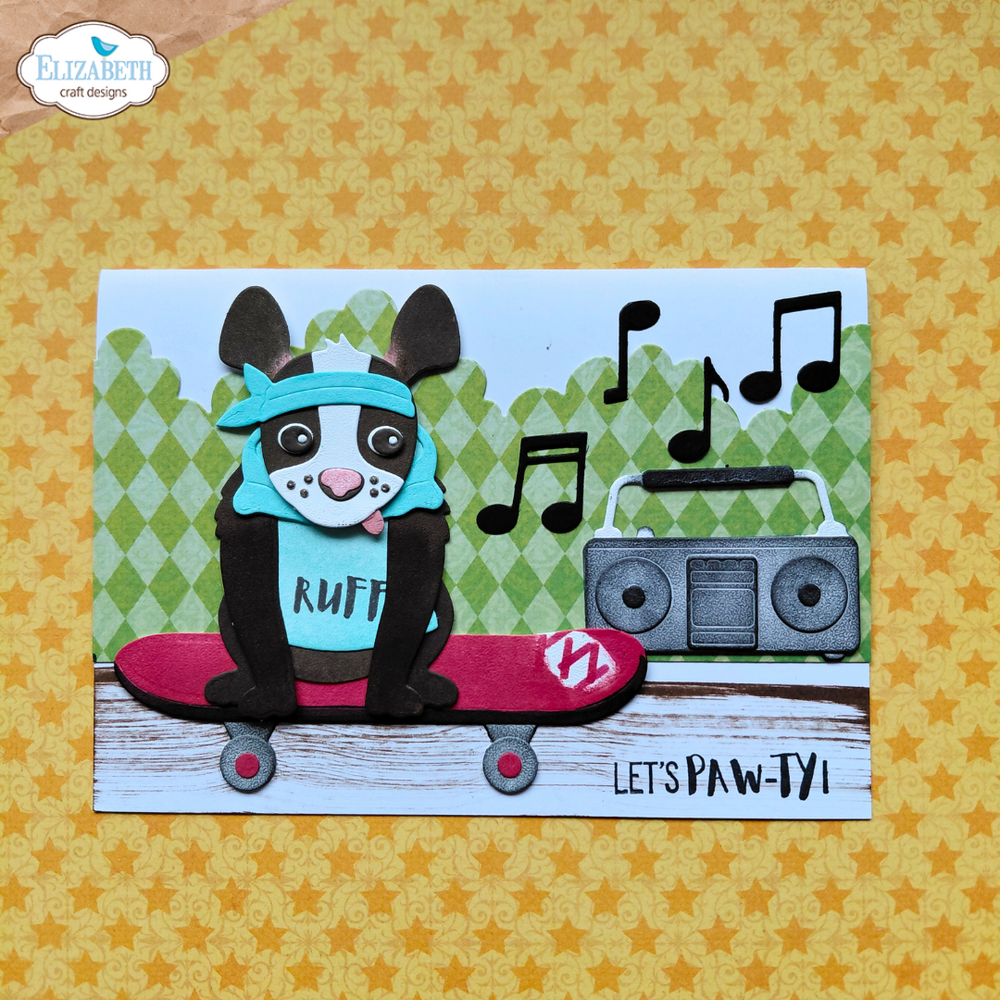 Elizabeth Craft Designs Dog Days Dies Skateboard (2328) Elizabeth Craft Designs Dog Days Dies Skateboard (2328)