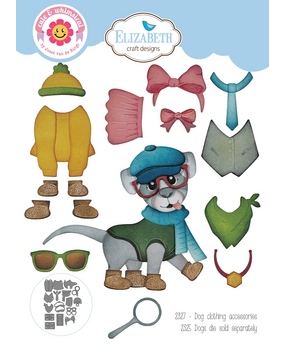 Elizabeth Craft Designs Dog Days Dies Dog Clothing Accessories (2327)