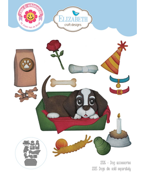 Elizabeth Craft Designs Dog Days Dies Dog Accessories (2326)