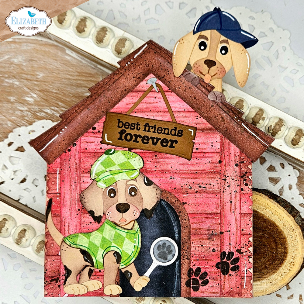 Elizabeth Craft Designs Dog Days Stamps Dog Days Sentiments (CS442) Elizabeth Craft Designs Dog Days Stamps Dog Days Sentiments (CS442)