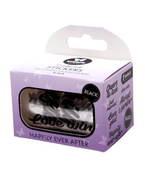 Studio Light Happily Ever After Black Transparent Stickers on Roll (SL-ES-STIC60)