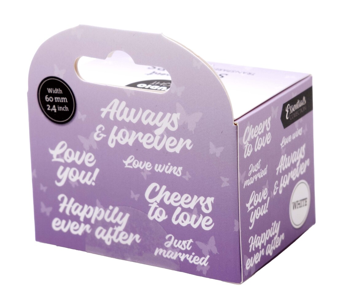Studio Light Happily Ever After White Transparent Stickers on Roll (SL-ES-STIC66)