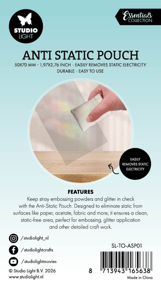 Studio Light Anti Static Pouch 50x70mm (SL-TO-ASP01)