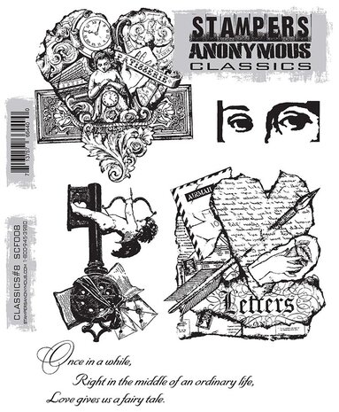 Stampers Anonymous Classics #8 Cling Mount Stamps (CBSCF008)