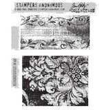 Stampers Anonymous Weathered Textiles Tim Holtz Cling Stamps (CMS023)