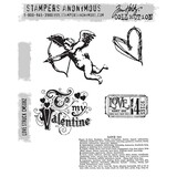 Stampers Anonymous Love Struck Tim Holtz Cling Stamps (CMS082)