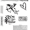 Stampers Anonymous Love Struck Tim Holtz Cling Stamps (CMS082) Stampers Anonymous Love Struck Tim Holtz Cling Stamps (CMS082)