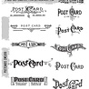 Stampers Anonymous Postcards Tim Holtz Cling Stamps (CMS099)