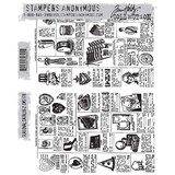 Stampers Anonymous Seasonal Catalog 2 Tim Holtz Cling Stamps (CMS178)