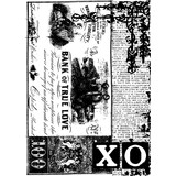 Stampers Anonymous Love Tim Holtz Components Cling Mount Collage Stamp (COM002)