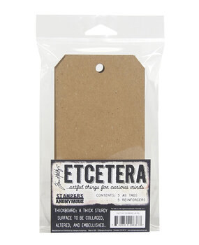 Stampers Anonymous #8 Tag Tim Holtz Etcetera Chipboard (THETC005)