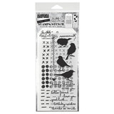 Stampers Anonymous Shilhoutte Birds Tim Holtz Stamps/Stencil (THMM182)