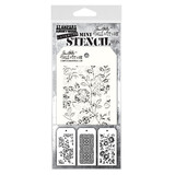 Stampers Anonymous Set #25 Tim Holtz Layering Mini Stencil (3pcs) (THMST025)