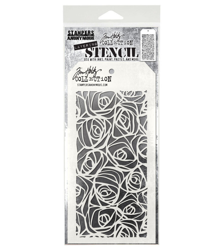 Stampers Anonymous Scribbles Tim Holtz Layering Stencil (THS036)