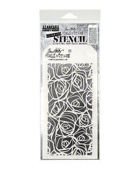 Stampers Anonymous Scribbles Tim Holtz Layering Stencil (THS036)