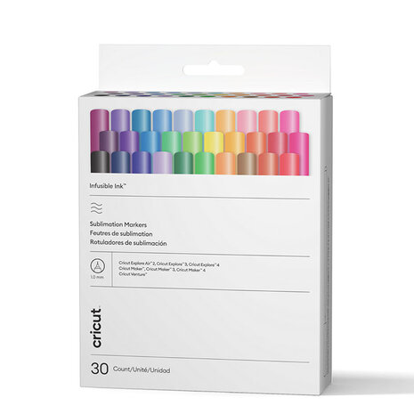 Cricut Infusible Ink Ultimate Markers 1.0 (30pcs) (2012171) Cricut Infusible Ink Ultimate Markers 1.0 (30pcs) (2012171)