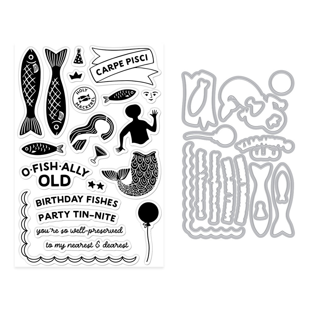 Hero Arts Packed With Love Stamp & Cut Set Well Preserved (DC340)