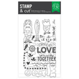 Hero Arts Packed With Love Stamp & Cut Set Partners In Brine (DC339)