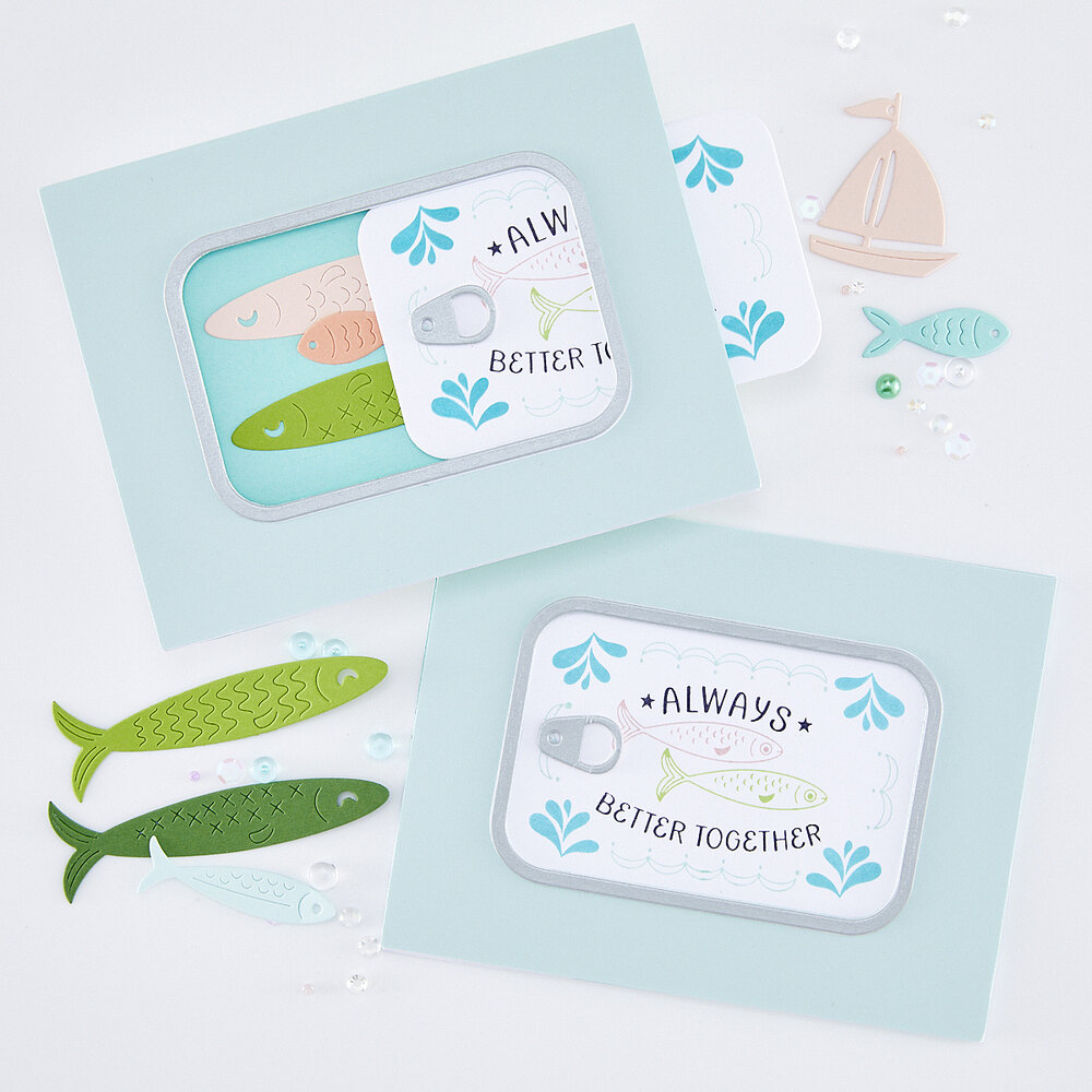 Hero Arts Packed With Love Die Set Big Mouth Sardine (DF274)