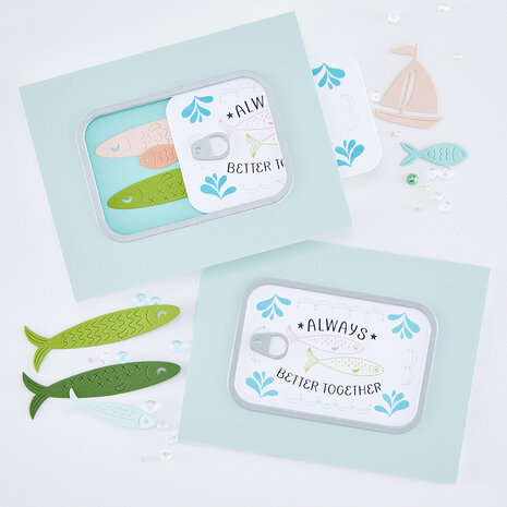 Hero Arts Packed With Love Die Set Big Mouth Sardine (DF274)