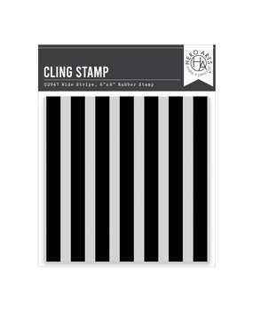 Hero Arts Packed With Love Cling Rubber Stamp Wide Stripe Bold Print (CG947)