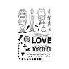 Hero Arts Packed With Love Clear Stamp Set Partners In Brine (CM834)