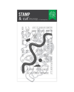 Hero Arts What A Ride Stamp & Cut Set Wild Ride (DC341)