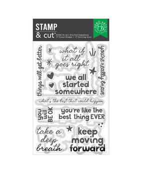 Hero Arts What A Ride Stamp & Cut Set We All Started Somewhere (DC342)