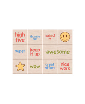 Hero Arts Education Woodblock Stamp Sets Gold Star (LP520)