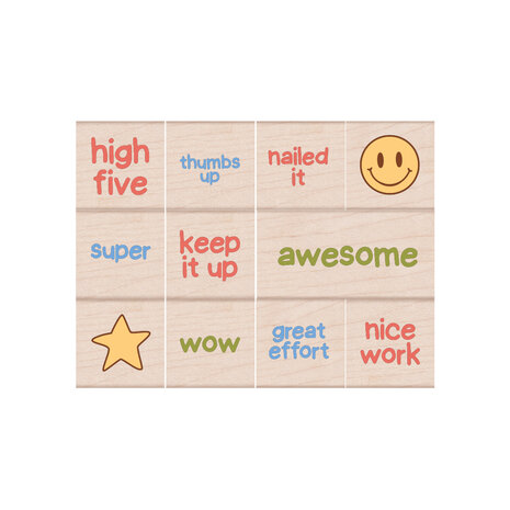 Hero Arts Education Woodblock Stamp Sets Gold Star (LP520)