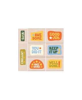 Hero Arts Education Woodblock Stamp Sets Nice Work (LP522)
