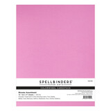 Spellbinders Blooms Assortment 8.5x11 Inch ColorWheel Cardstock (10 Sheets) (CSA-048)