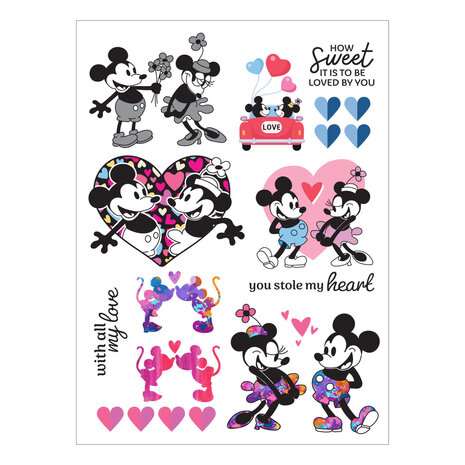 Spellbinders Classic Mouse Love Rub-Ons (SCSR-011)
