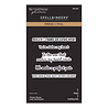 Spellbinders Classic Mouse Love Press + Foil Plate & Die Set Sentiments (BP-346)