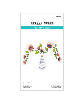 Spellbinders Regal Reflections Etched Dies Regal Blooms (S4-1465)