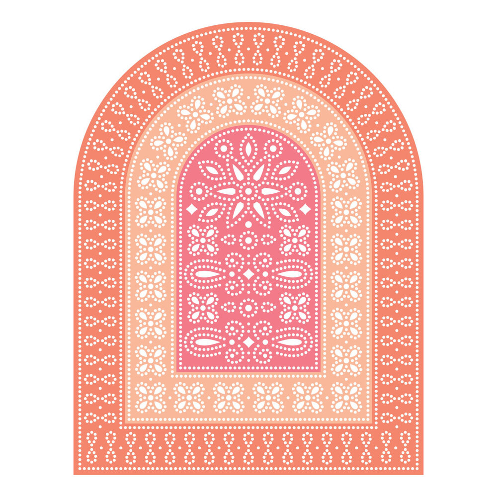 Spellbinders Regal Reflections Etched Dies Arch Punch & Pierce Plate (S5-695)